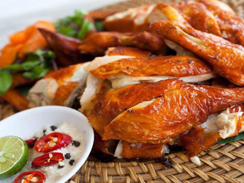 Gà nướng mật ông